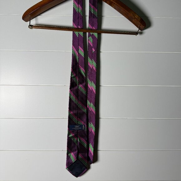 Brooks Brothers - "346" Pure Silk Striped Tie - Picture 2 of 6